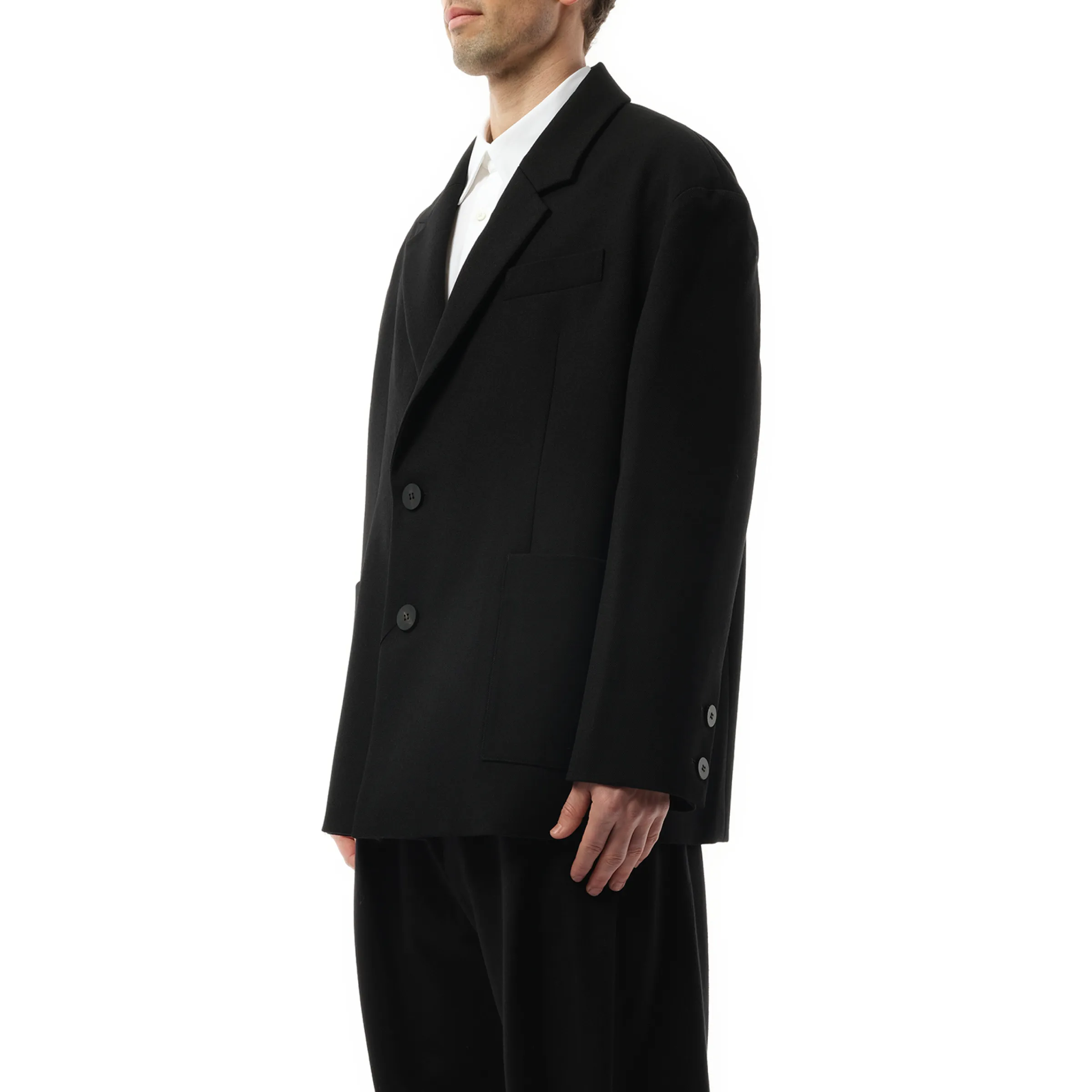 Stylish Black 2-Button Blazer for Men