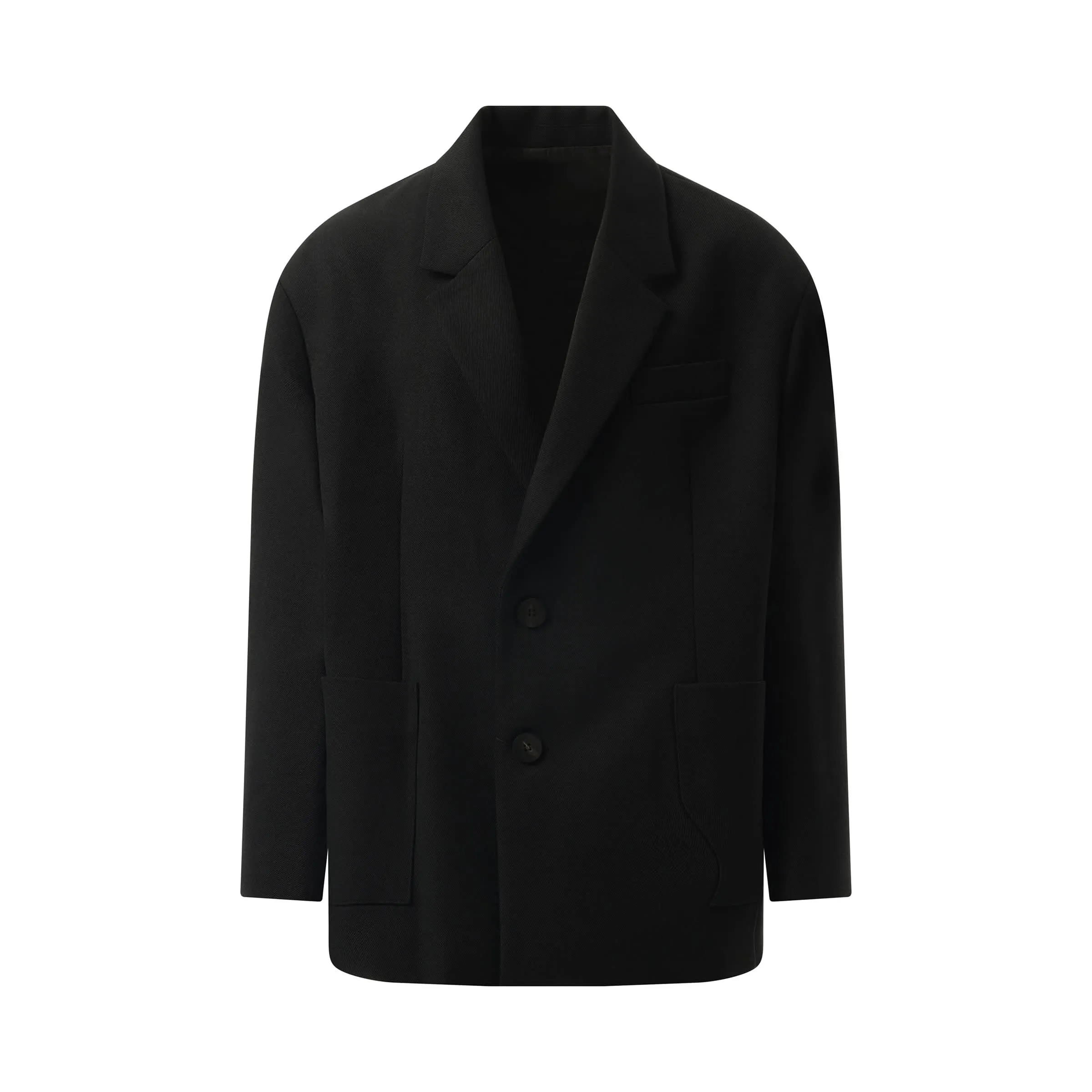 Stylish Black 2-Button Blazer for Men