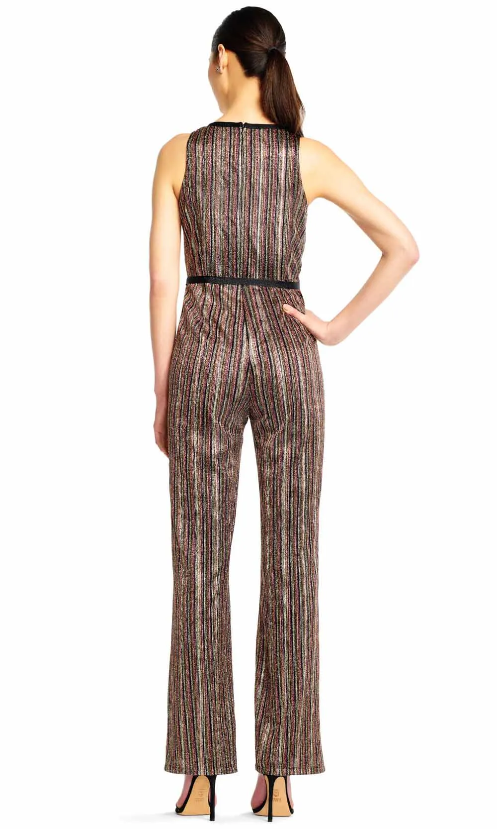 Aidan Mattox - MN1E204789 Plunging V Neck Jumpsuit