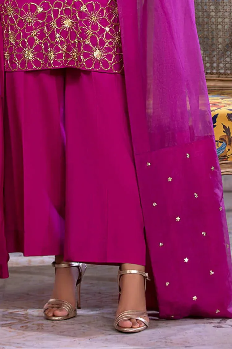 Amber Imran - Punkh Luxury Formals - Fuschia Flair