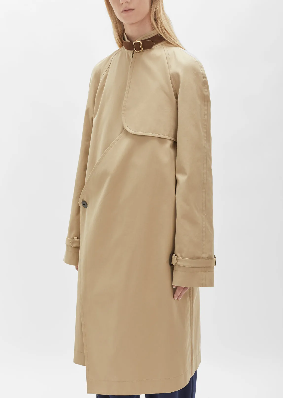 Asymmetric Trench Coat