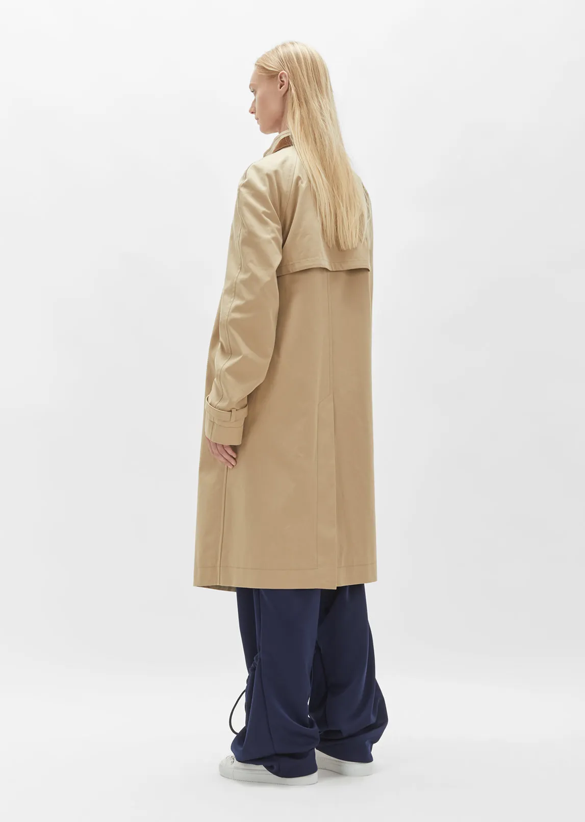 Asymmetric Trench Coat