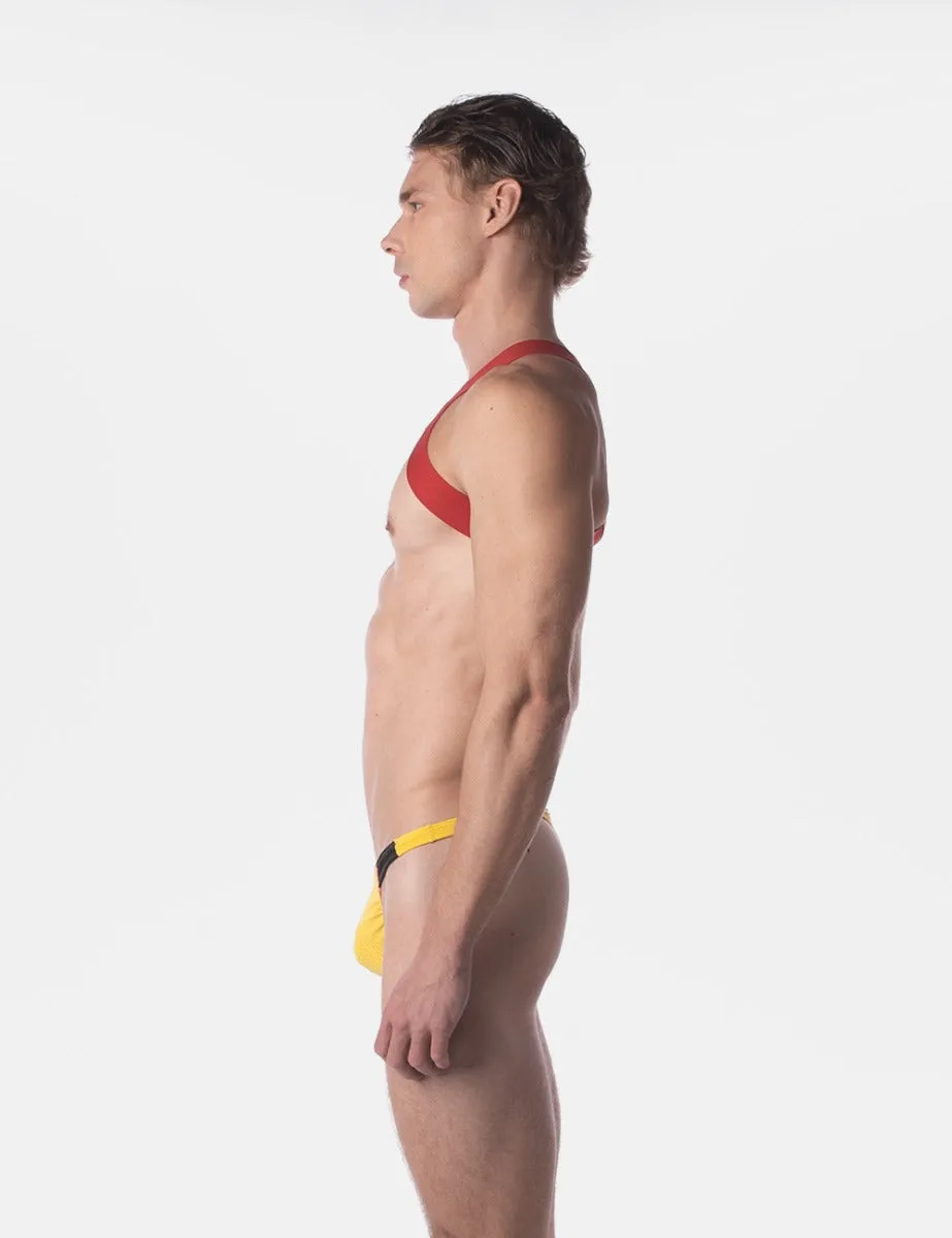 Barcode Berlin Thong Ronak Yellow Black Orange