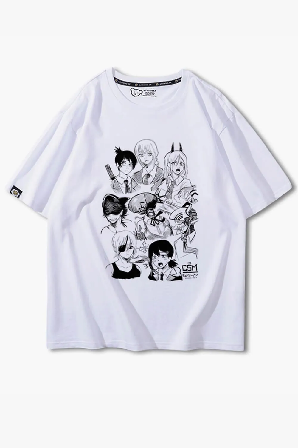 benpaolv Chainsaw Man Girl Characters Drawing T-Shirt