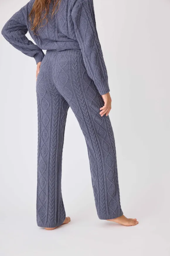 Chenille Cozy Cable Lounge Pant