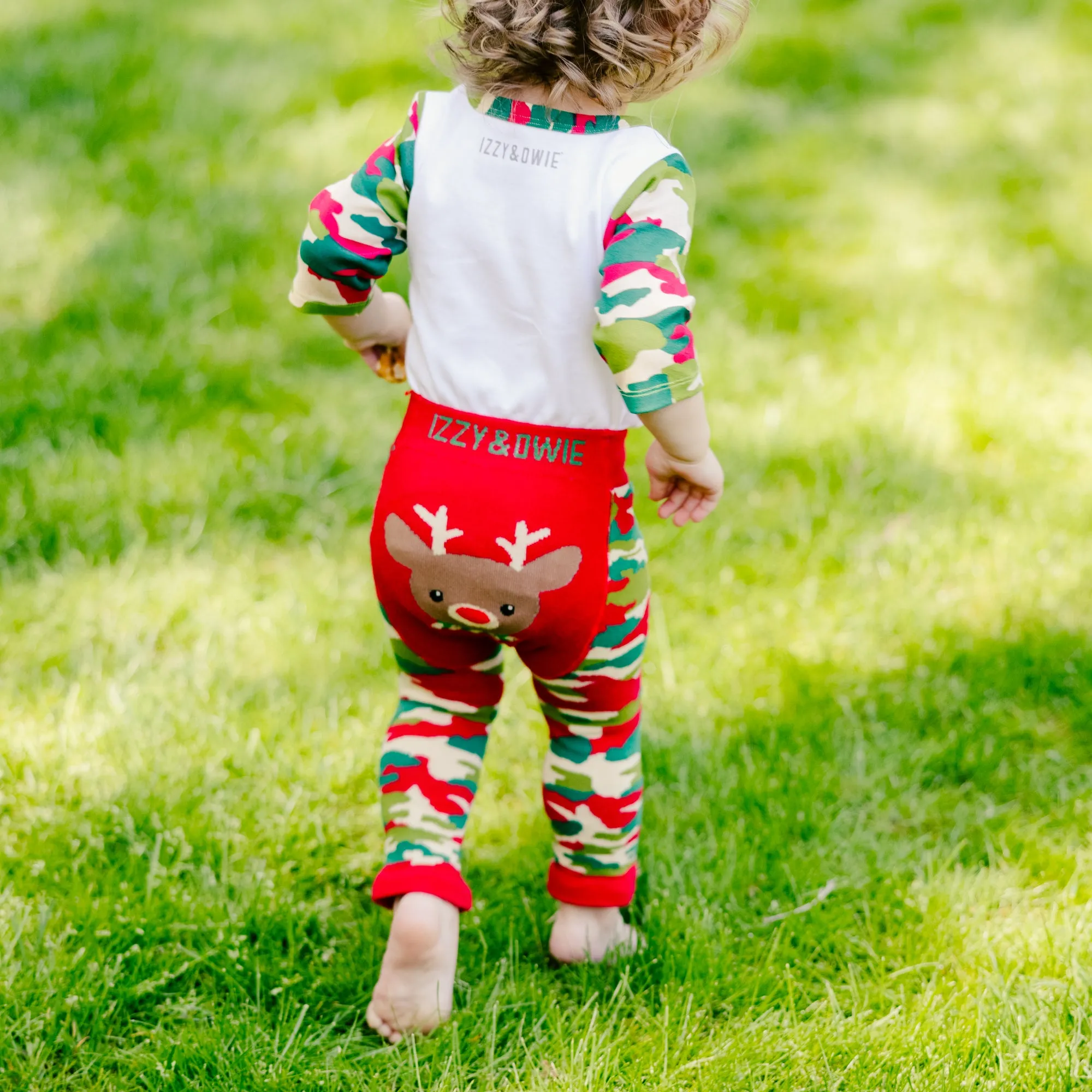 Christmas Camo Reindeer Leggings