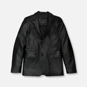 Donovan Leather Blazer