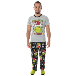 Dr. Seuss GRINCH 3 Piece Gift Pajama Set (Fleece Pants, Shirt, Socks)