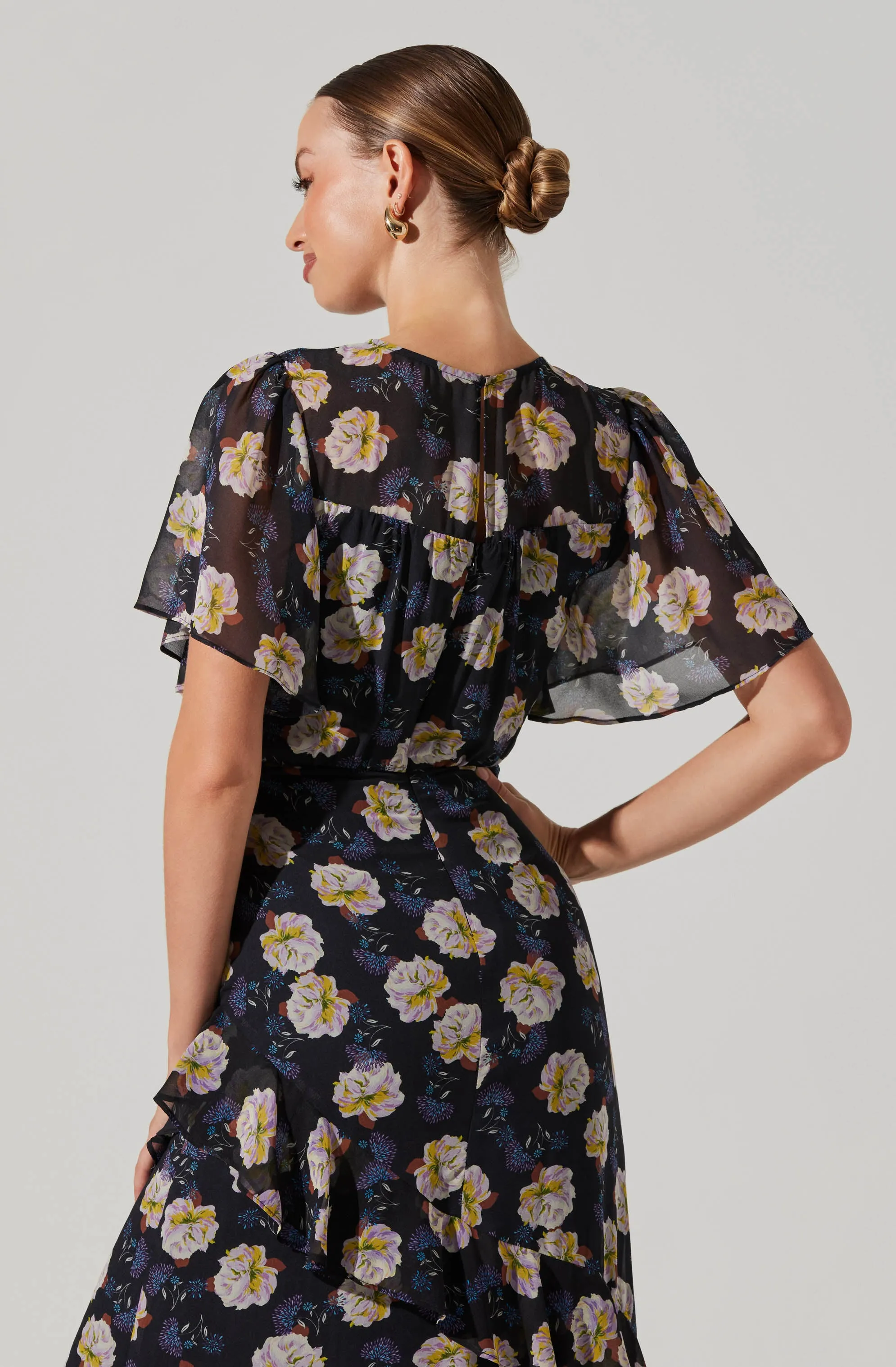 Floramae Floral Midi Dress