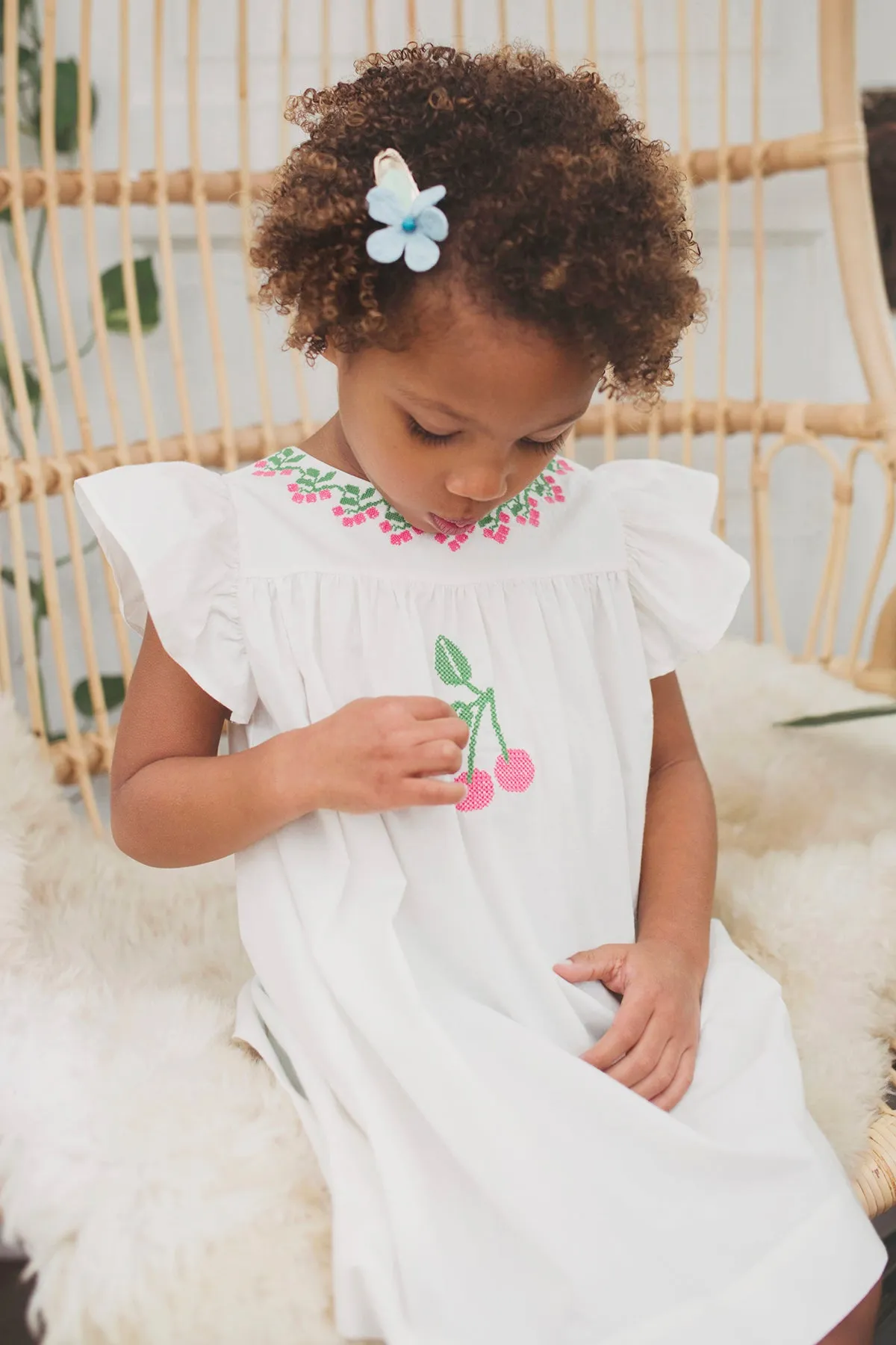 Girls Dress Everbloom Juno Wheat