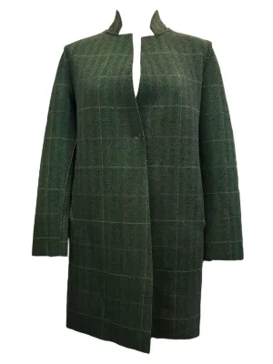 GoodMatch Neoprene Reversible Coat Tartan Green