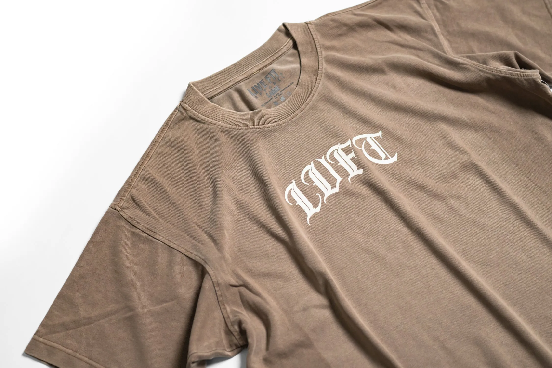 Gotham Oversized Tee - Camel