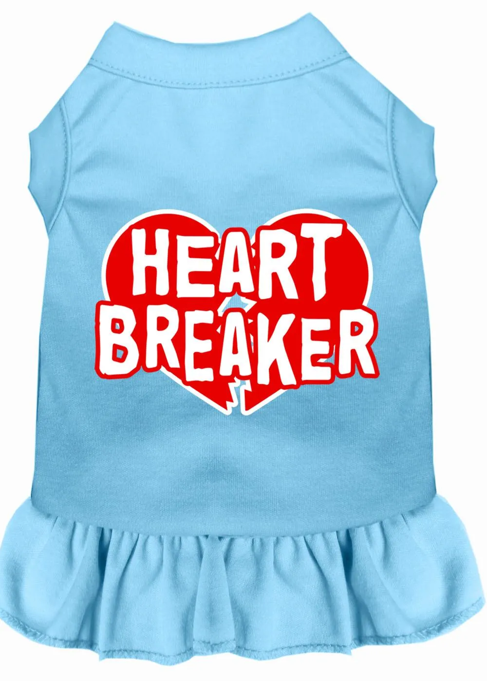 Heart Breaker Screen Print Dress Baby Blue Sm (10)