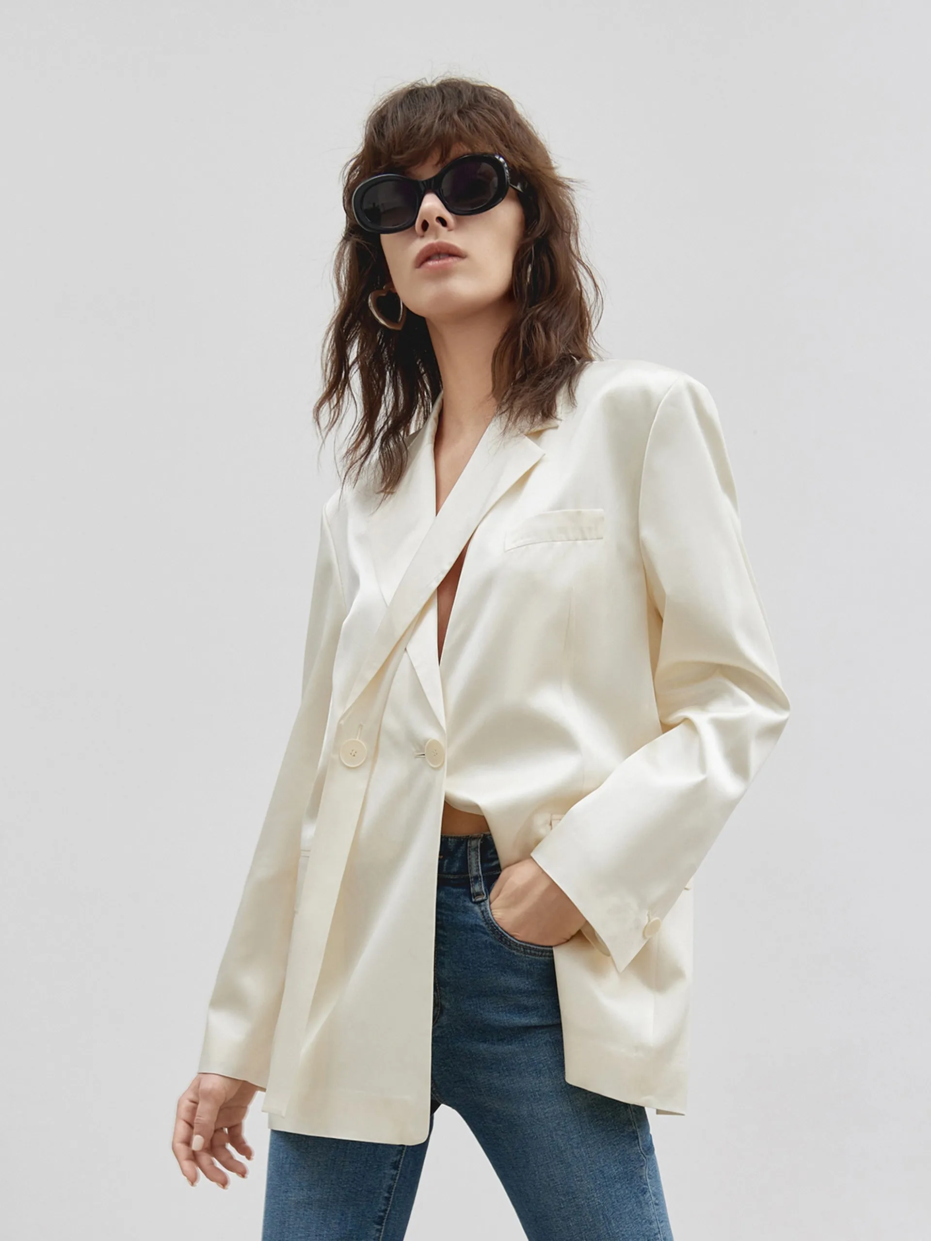 HOT SALE Deconstructed Acetate Blazer