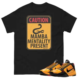 Kobe 5 Protro 'Bruce Lee' CAUTION Shirt