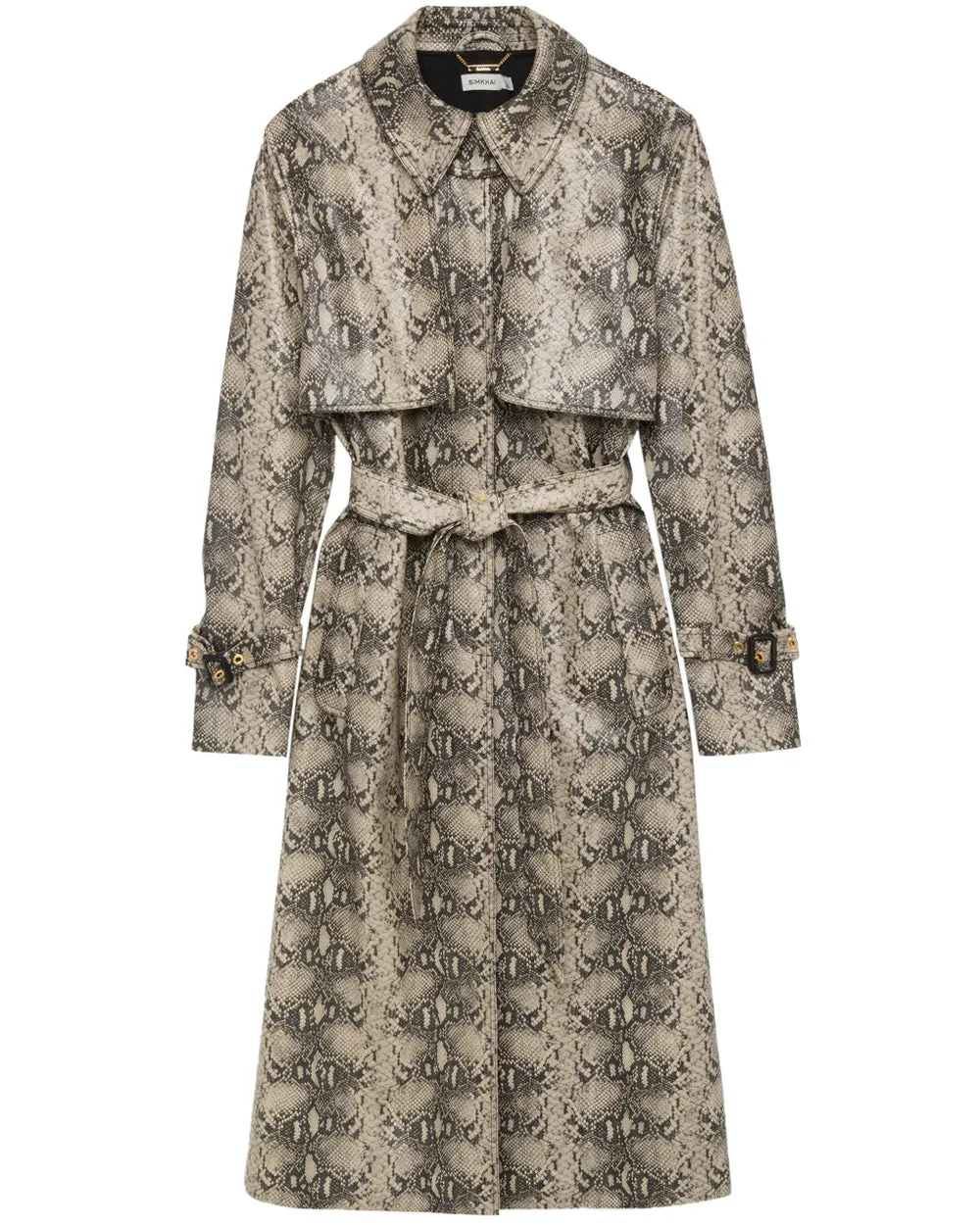 Macadamia Python Loretta Trench Coat