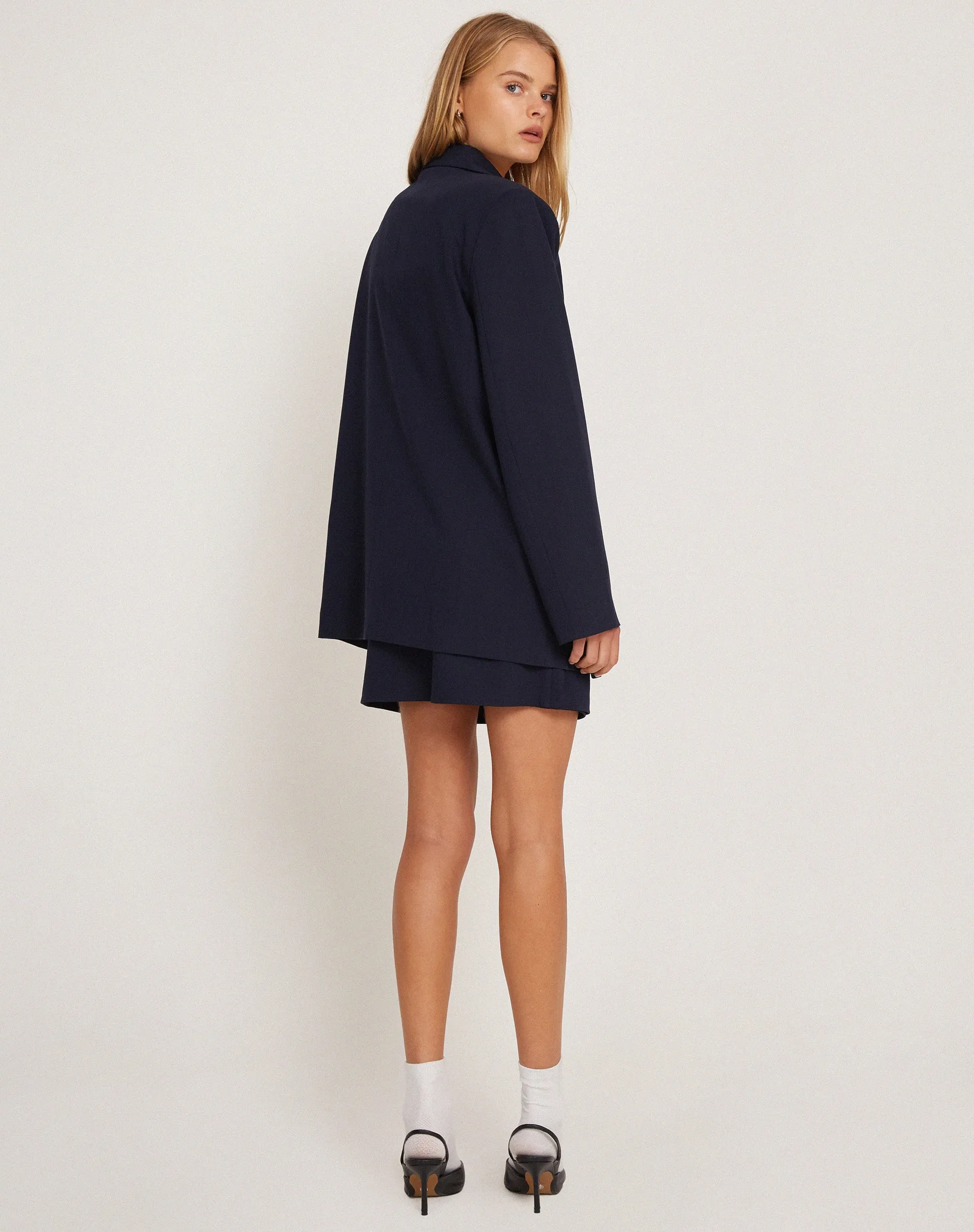 Maiwa Blazer in Tailoring Navy