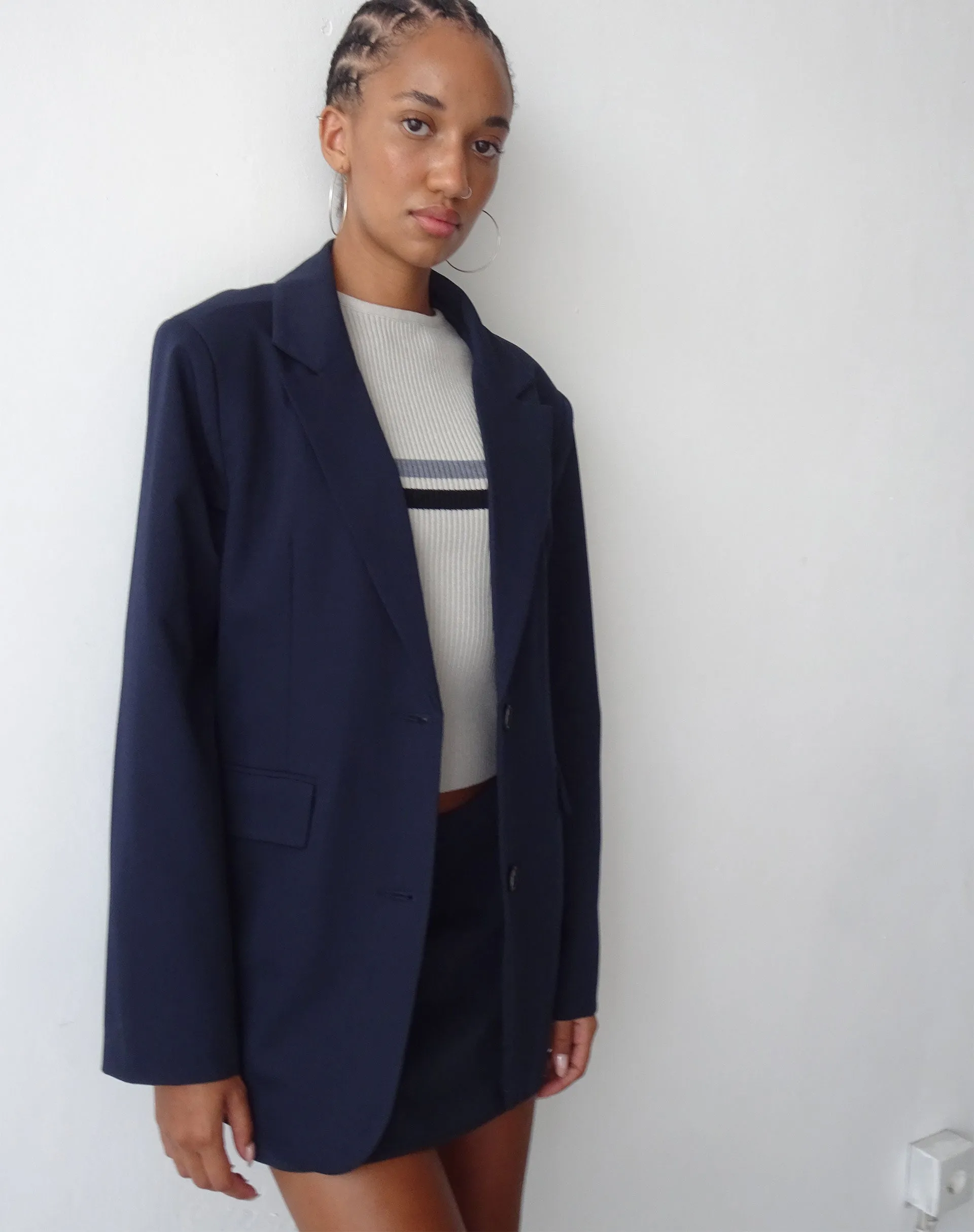 Maiwa Blazer in Tailoring Navy