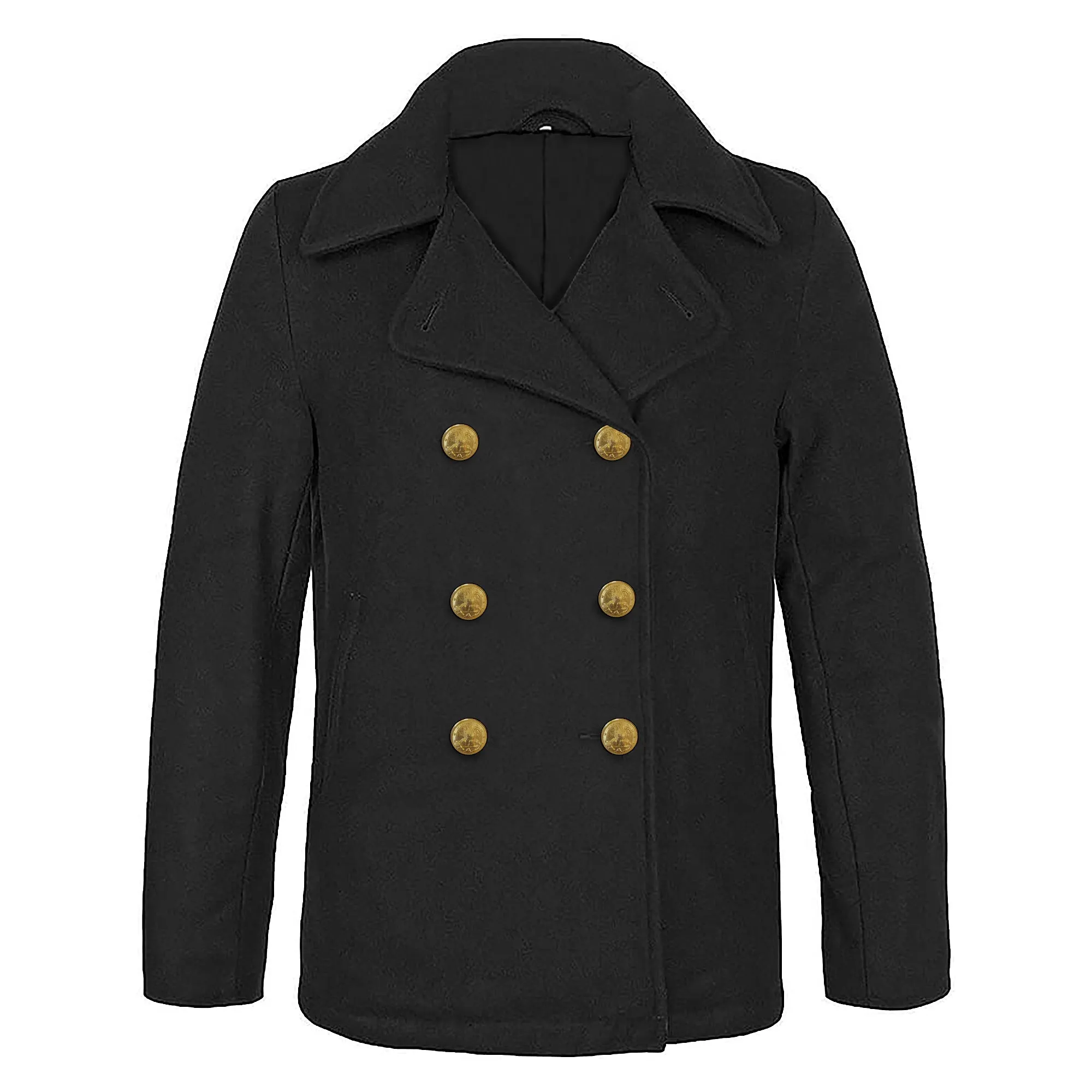 NAVY Women's Officer Reefer Peacoat