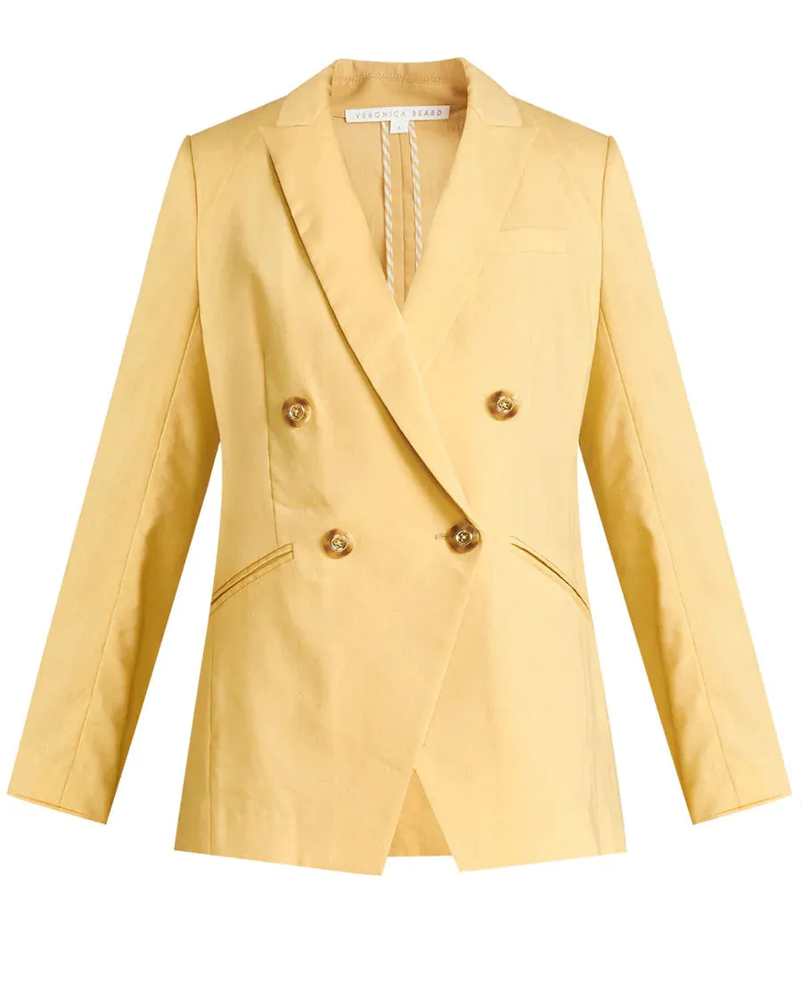 Nisha Boyfriend Jacket - Vintage Yellow