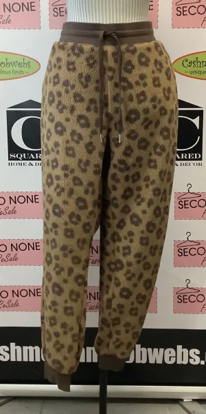 Old Navy Fleece Cheetah Pants (XL)