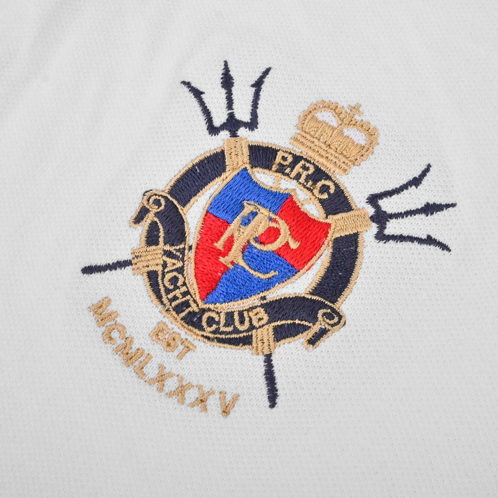 Polo Republica Men's PRC Crest & 8 Embroidered Short Sleeve Polo Shirt