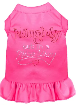 Rhinestone Naughty But In A Nice Way Dress Bright Pink 4x (22)