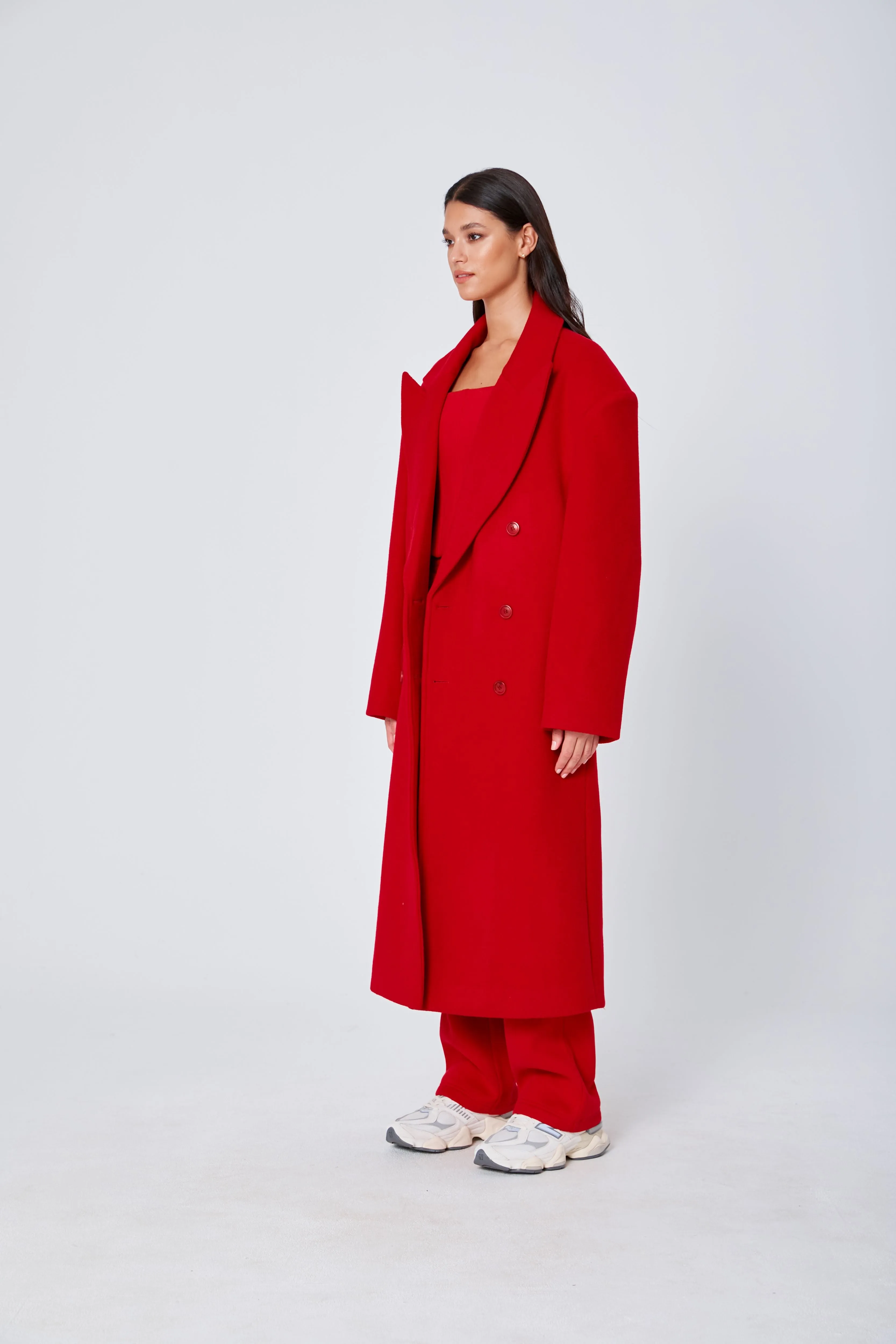 ROZALIA x ATOIR Womens The Coat Chili