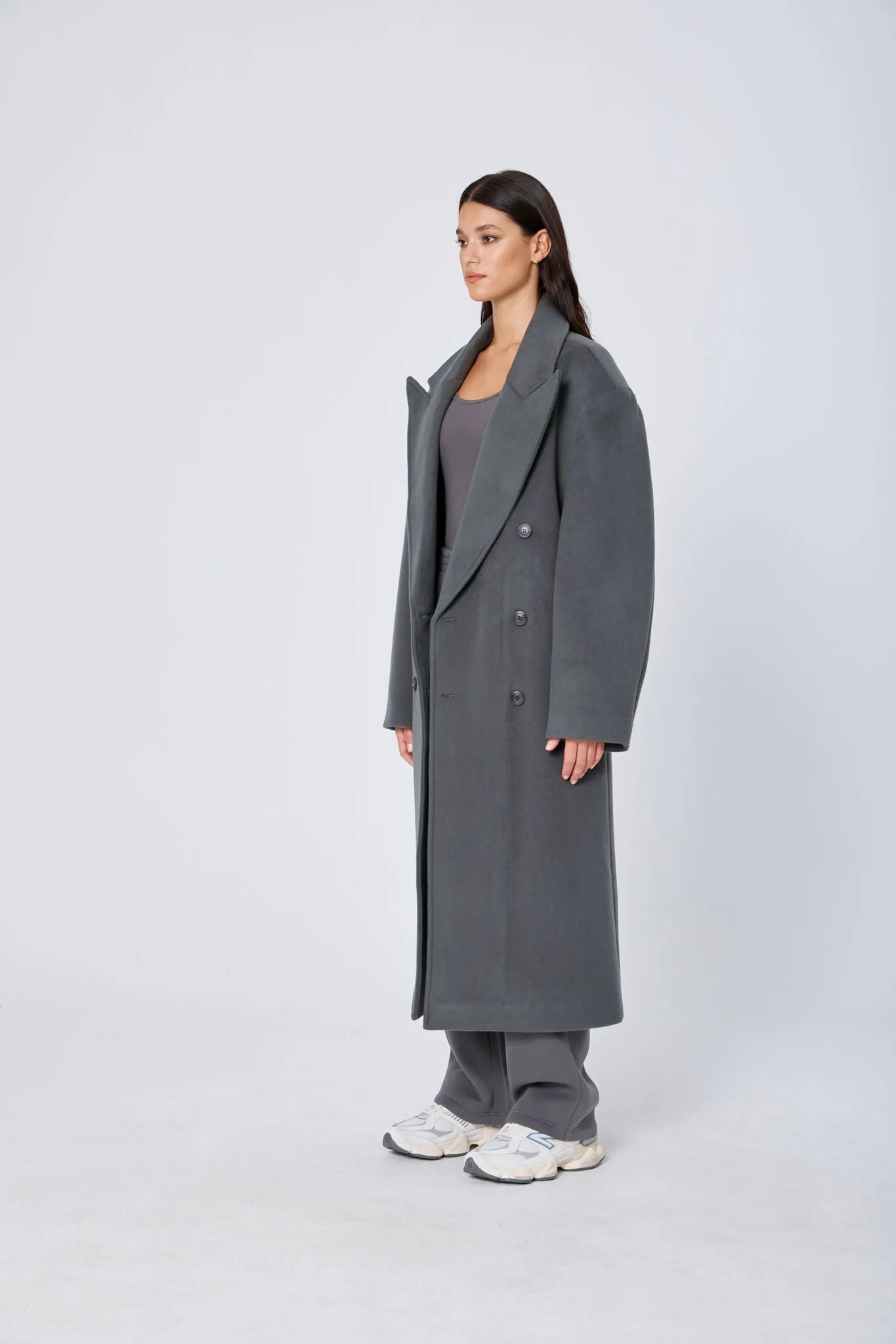 ROZALIA x ATOIR Womens The Coat Stone