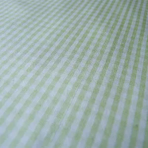 Silk Poonah Gingham - Lime