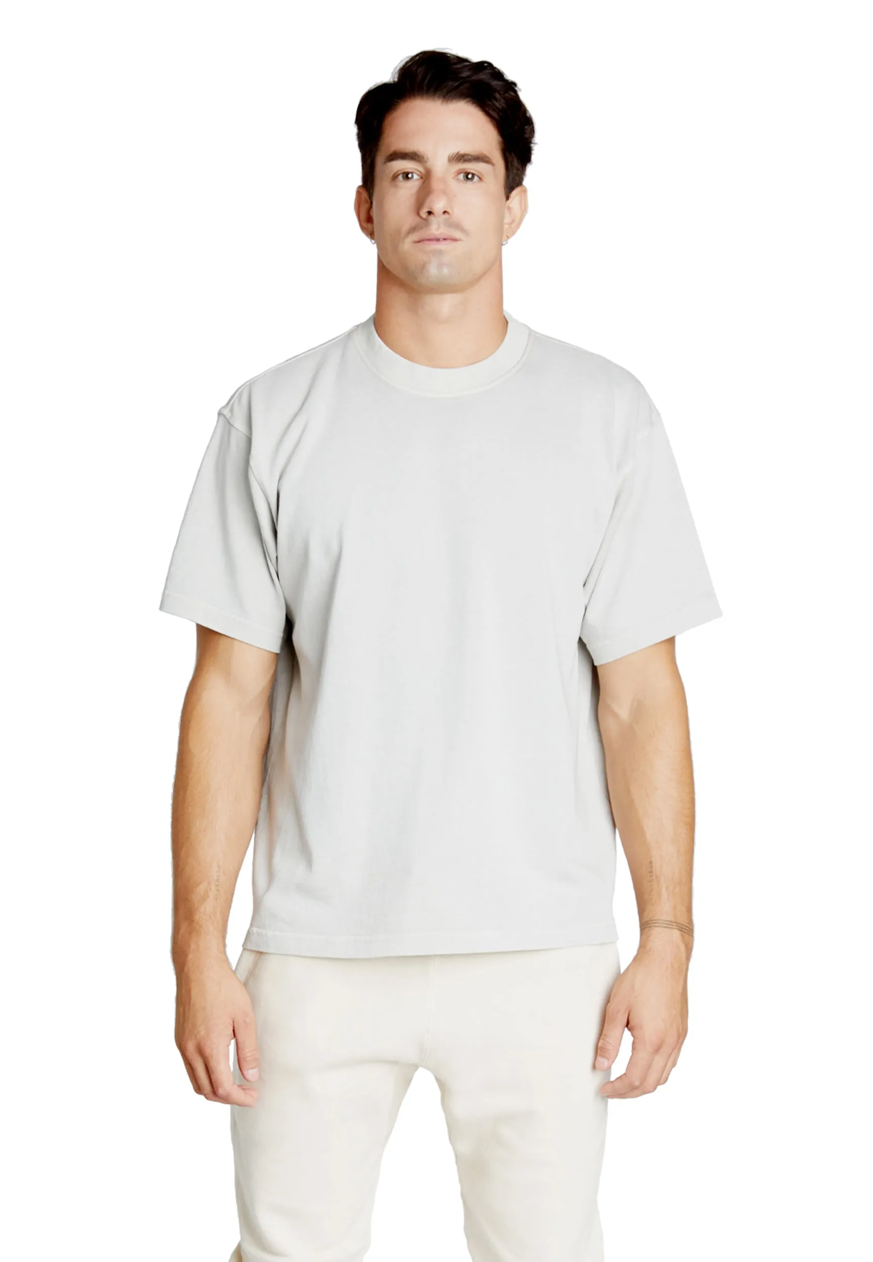 Streetwear Heavyweight Short Sleeve Tee - Lunar Rock