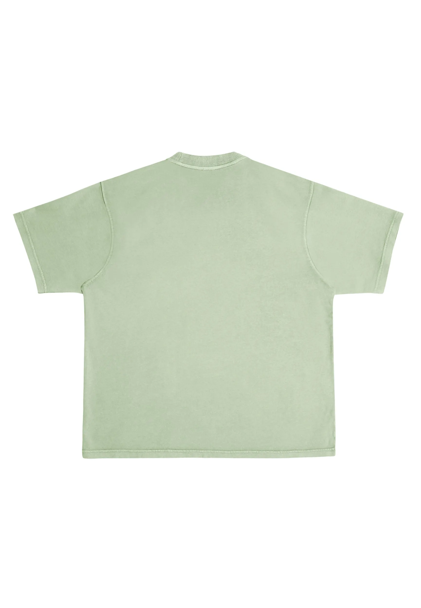 Streetwear Heavyweight Short Sleeve Tee - Oil Green