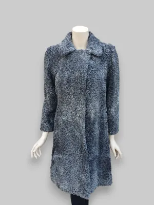 Vintage Gray Persian Lamb Coat -Small