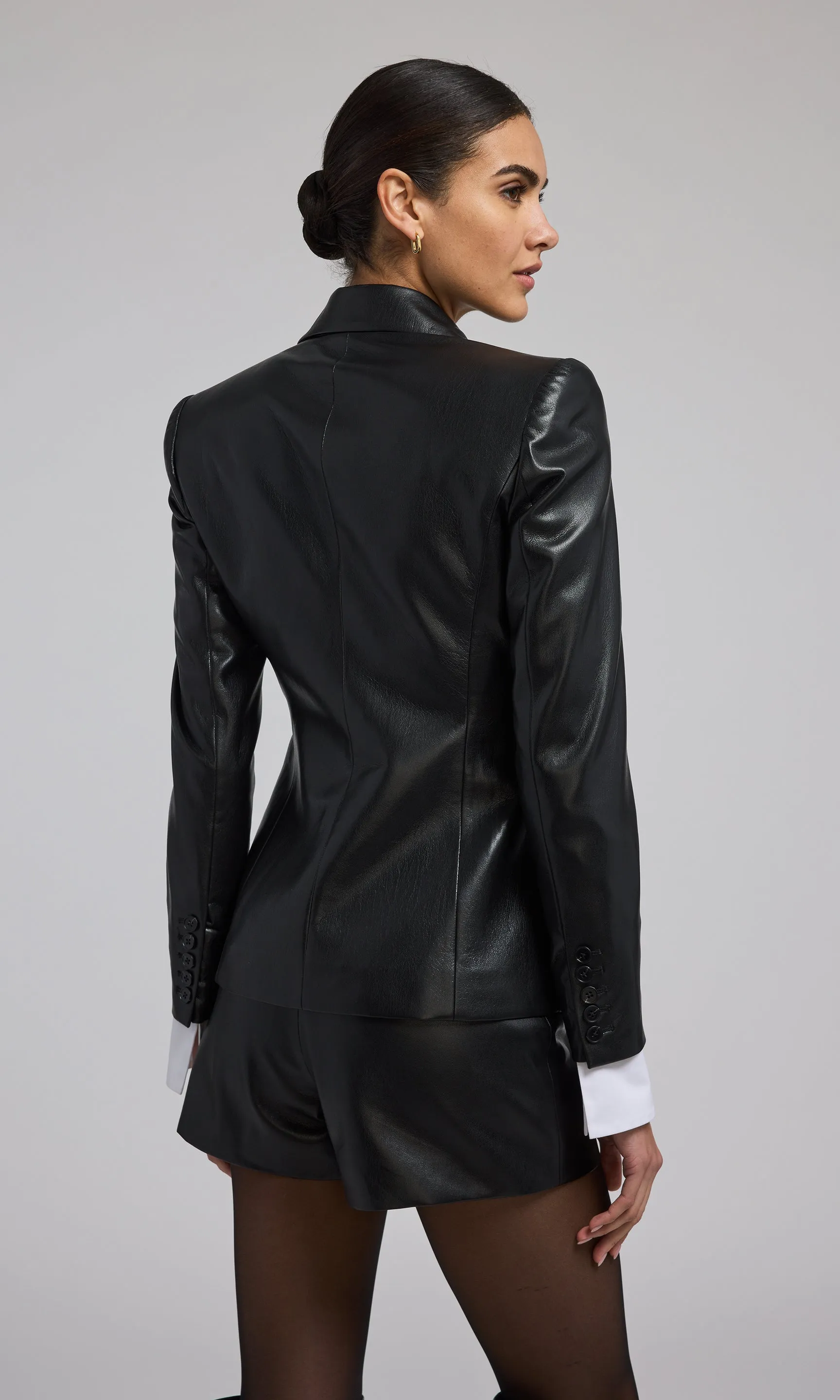 Zella Vegan Leather Blazer